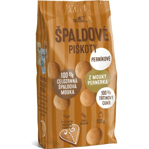 Kávoviny piškoty Špaldové perníkové  120g
