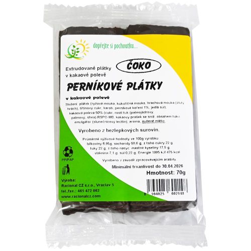 Racional Perníkový plátek v Čokoládě 70g